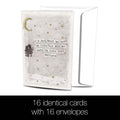 Load image into Gallery viewer, Golden Friendship All Occasion 4x6 Bamboo Box Notecard Sets
