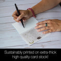 Load image into Gallery viewer, Golden Friendship All Occasion 4x6 Bamboo Box Notecard Sets
