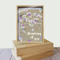 Load image into Gallery viewer, Thoughts And Flowers All Occasion 4x6 Bamboo Box Notecard Set
