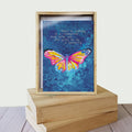 Load image into Gallery viewer, Caterpillar Butterfly  All Occasion 4x6 Bamboo Box Notecard Sets
