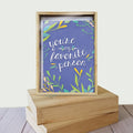 Load image into Gallery viewer, Favorite Person Floral  All Occasion 4x6 Bamboo Box Notecard Sets
