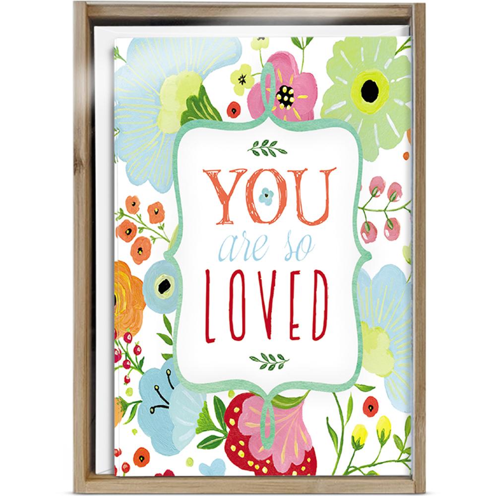 Loved All Occasion 4x6 Bamboo Box Notecard Sets