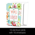 Load image into Gallery viewer, Loved All Occasion 4x6 Bamboo Box Notecard Sets
