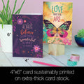 Load image into Gallery viewer, Always Believe All Occasion 4x6 Bamboo Box Notecard Sets
