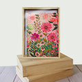 Load image into Gallery viewer, Vibrant Florals All Occasion 4x6 Bamboo Box Notecard Sets
