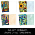 Load image into Gallery viewer, Naturally Golden All Occasion 4x6 Bamboo Box Notecard Sets

