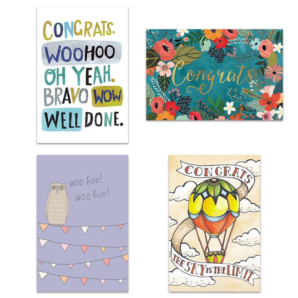 Congrats For Every Occasion 4x6 Blank Notecard  Assortment