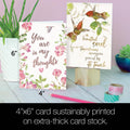 Load image into Gallery viewer, Bird Themed Sympathy 4x6 Blank Notecard  Assortment
