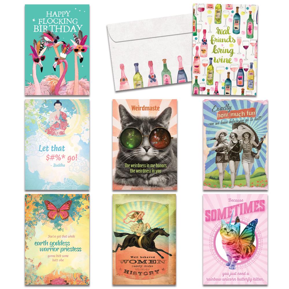 Funny Frienship All Occasions 8 pack