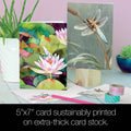Load image into Gallery viewer, Bird and Dragonfly Garden Sympathy 8 Pack
