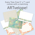 Load image into Gallery viewer, Trees and Floral Nature Sympathy 8 Pack
