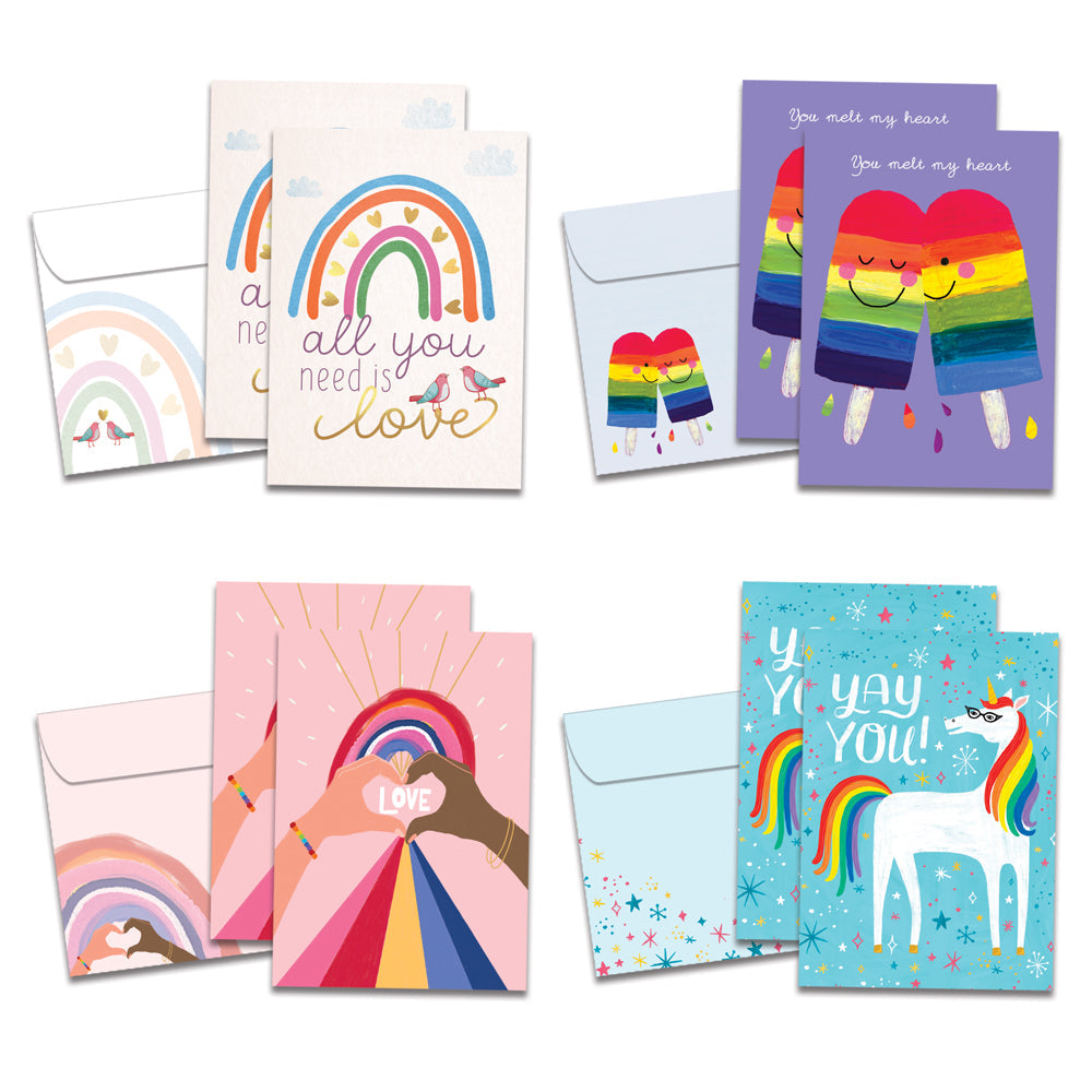 Rainbow Love 8 Pack