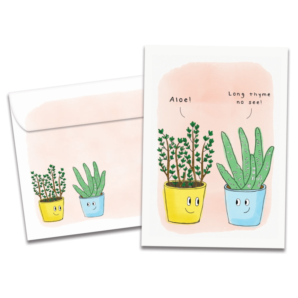 Aloe Thyme Single Card