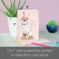 Load image into Gallery viewer, Pretty Hoppy Bunny Single Card
