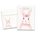 Load image into Gallery viewer, Pink Bunny Single Card
