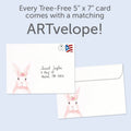 Load image into Gallery viewer, Pink Bunny Single Card
