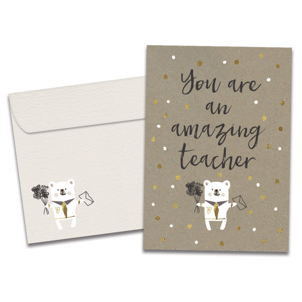 An Amazing Teacher Single Card