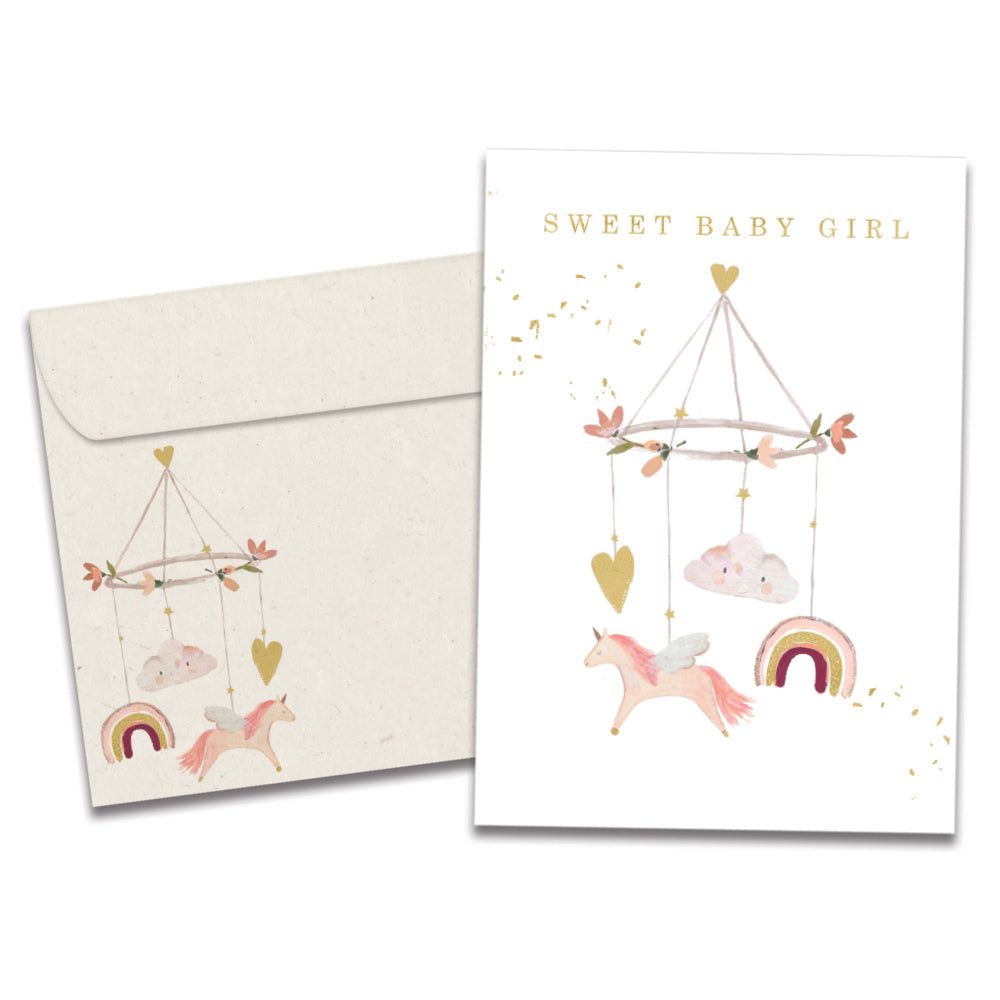 Sweet Baby Girl Single Card