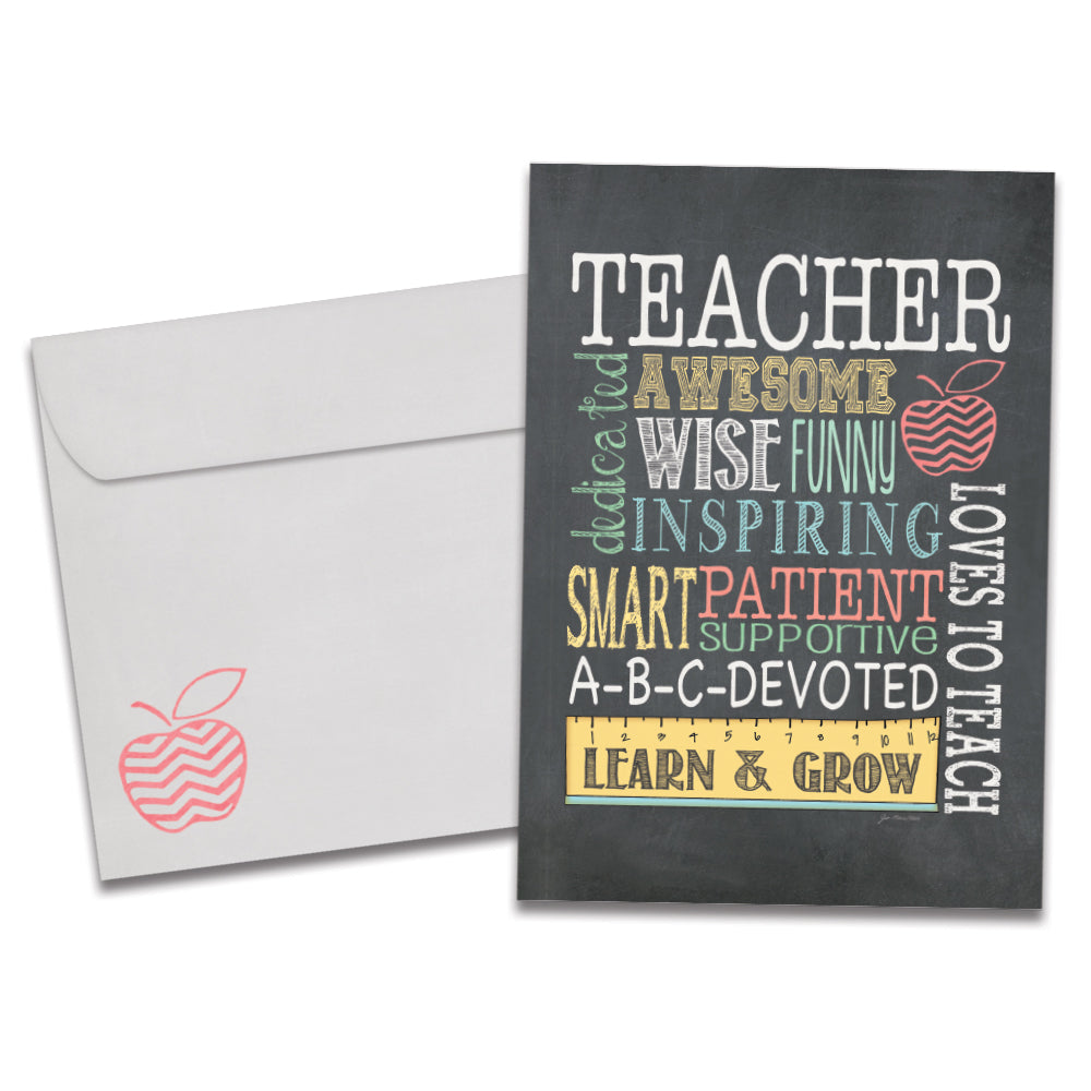 Awesome Teacher Single Card