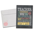 Load image into Gallery viewer, Awesome Teacher Single Card
