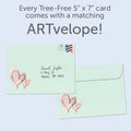 Load image into Gallery viewer, Felicidades Hearts Single Card
