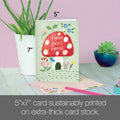 Load image into Gallery viewer, Mushroom House Single Card
