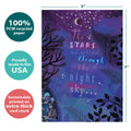 Load image into Gallery viewer, Whispering Stars Single Card
