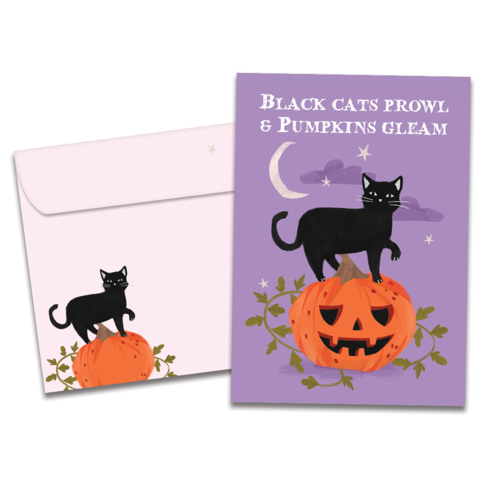 Pumpkins Gleam Single Card
