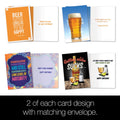 Load image into Gallery viewer, Birthday Cards for the Beer Drinkers In Your Life Card Assorted 16 pack
