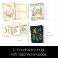 Load image into Gallery viewer, Mind, Body, Soul Birthday Card Assorted 16 pack
