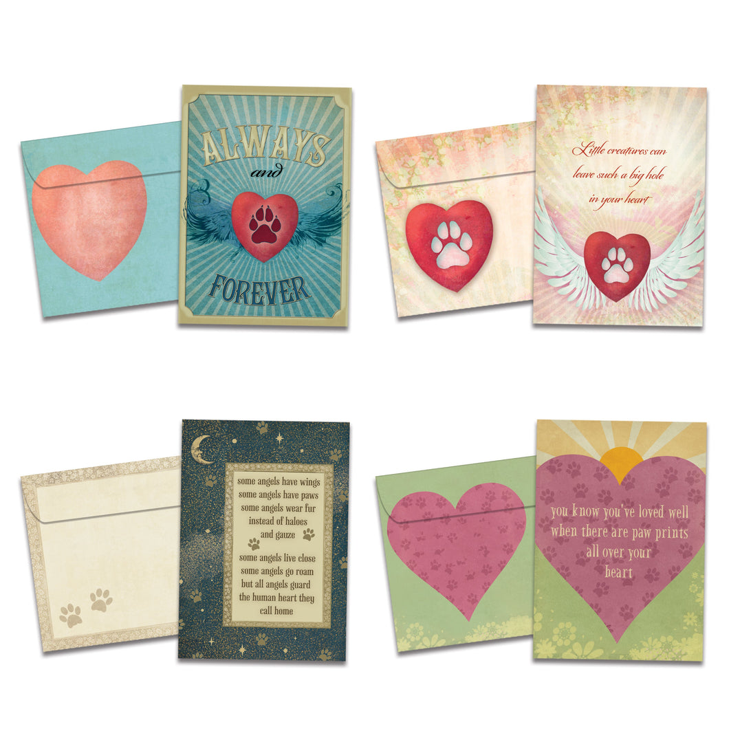 Pet Sympathy Card Assorted 16 pack
