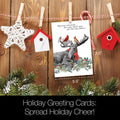 Load image into Gallery viewer, Boho Moose Blessings Christmas 12 Pack
