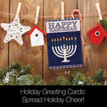 Load image into Gallery viewer, Jerusalem Mosaic Menorah Hanukkah 12 Pack
