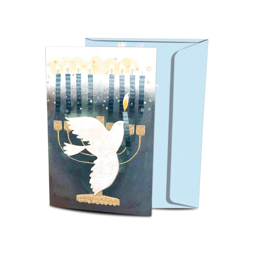 Jerusalem Menorah Hanukkah 12 Pack