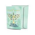 Load image into Gallery viewer, Floral Menorah Hanukkah 12 Pack
