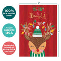 Load image into Gallery viewer, Merry Bright Reindeer Holiday 12 Pack

