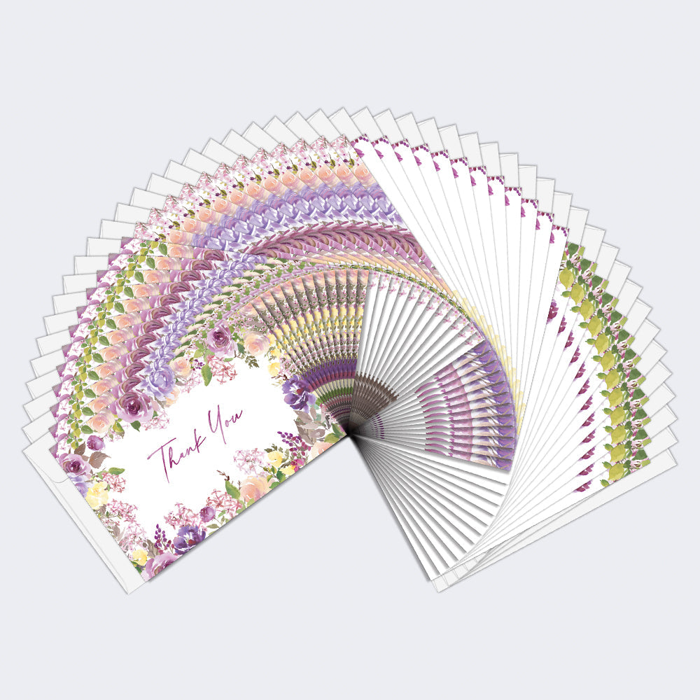 Purple Floral Wedding (TA61314) 48 Pack