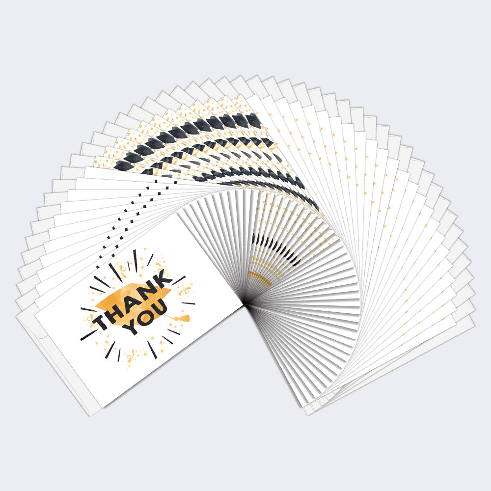 Yellow Tassel Graduation 48 Pack