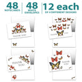Load image into Gallery viewer, White Butterfly Sympathy 48 Pack
