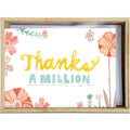 Load image into Gallery viewer, Thanks a Million 4x6 Thank You Bamboo Box Notecard Sets
