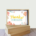 Load image into Gallery viewer, Thanks a Million 4x6 Thank You Bamboo Box Notecard Sets
