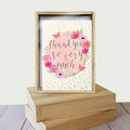 Load image into Gallery viewer, Boho Thank You 4x6 Thank You Bamboo Box Notecard Sets

