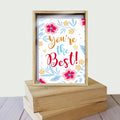Load image into Gallery viewer, Best Thanks 4x6 Thank You Bamboo Box Notecard Sets
