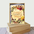 Load image into Gallery viewer, Grateful Blessed 4x6 Thank You Bamboo Box Notecard Sets
