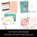 Load image into Gallery viewer, Thanks a Million 4x6 Thank You Bamboo Box Notecard Sets
