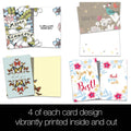 Load image into Gallery viewer, Artful Thanks 4x6 Thank You Bamboo Box Notecard Sets
