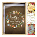 Load image into Gallery viewer, Giving Thanks 4x6 Thank You Bamboo Box Notecard Sets
