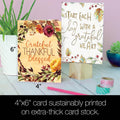 Load image into Gallery viewer, Giving Thanks 4x6 Thank You Bamboo Box Notecard Sets
