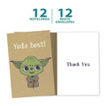 Load image into Gallery viewer, Yoda Best Thank You Notes 12 Pack
