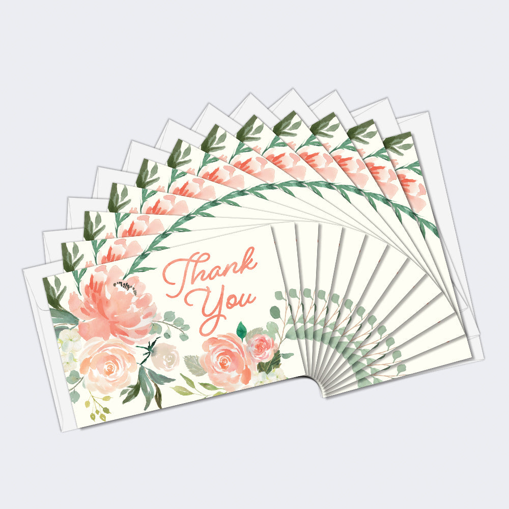 Pink Floral Wedding (TK61329) 12 Pack